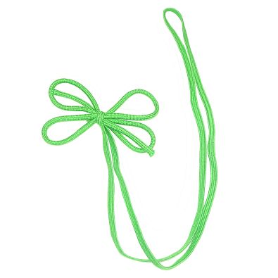 Elasticated ready-made decoration with 4-wing bow made of Tencel