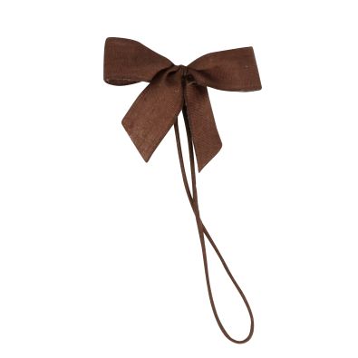 2-loop-bow made from Tencel with 25 cm long elastic strap