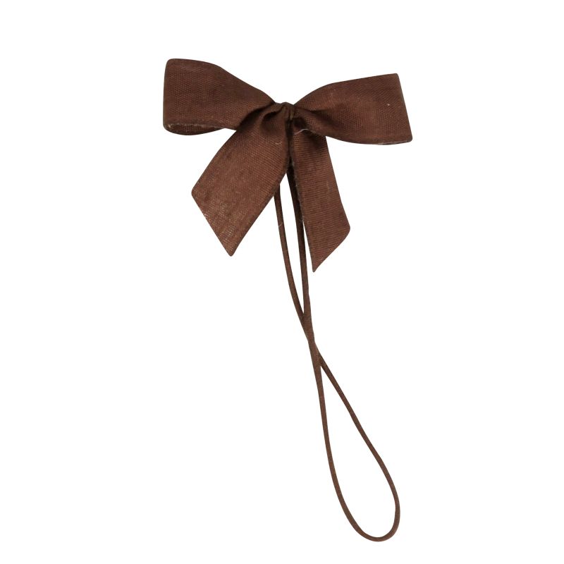 2-loop-bow made from Tencel with 25 cm long elastic strap