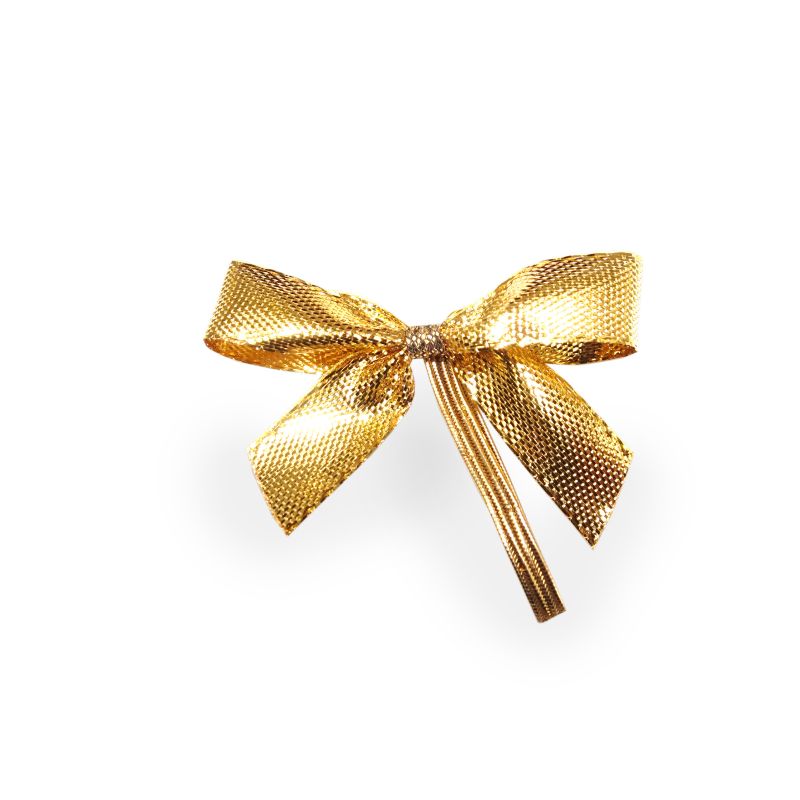 Mini bow for bottles and flacons with an elastic strap 8 cm long