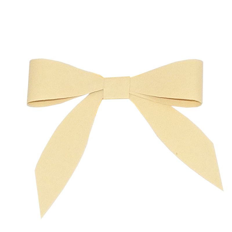 2-loop bow made of paper