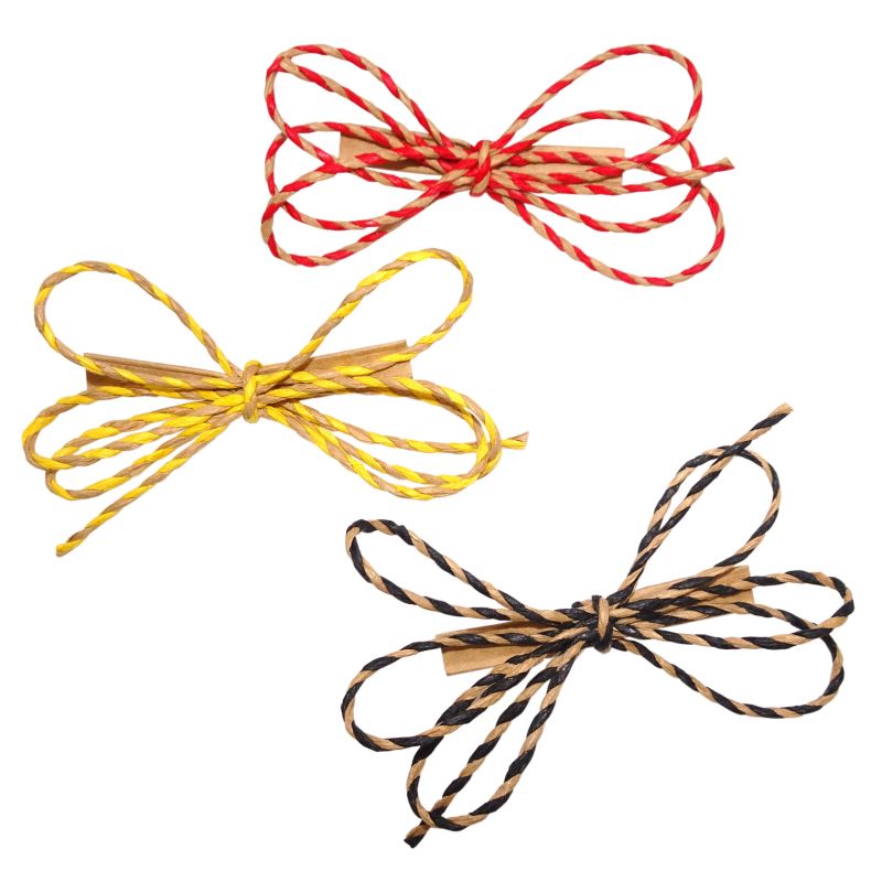 6-loop bow made of paper cord