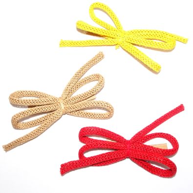 4-loop bows made of paper cord