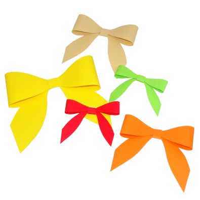 2-loop bow made of paper
