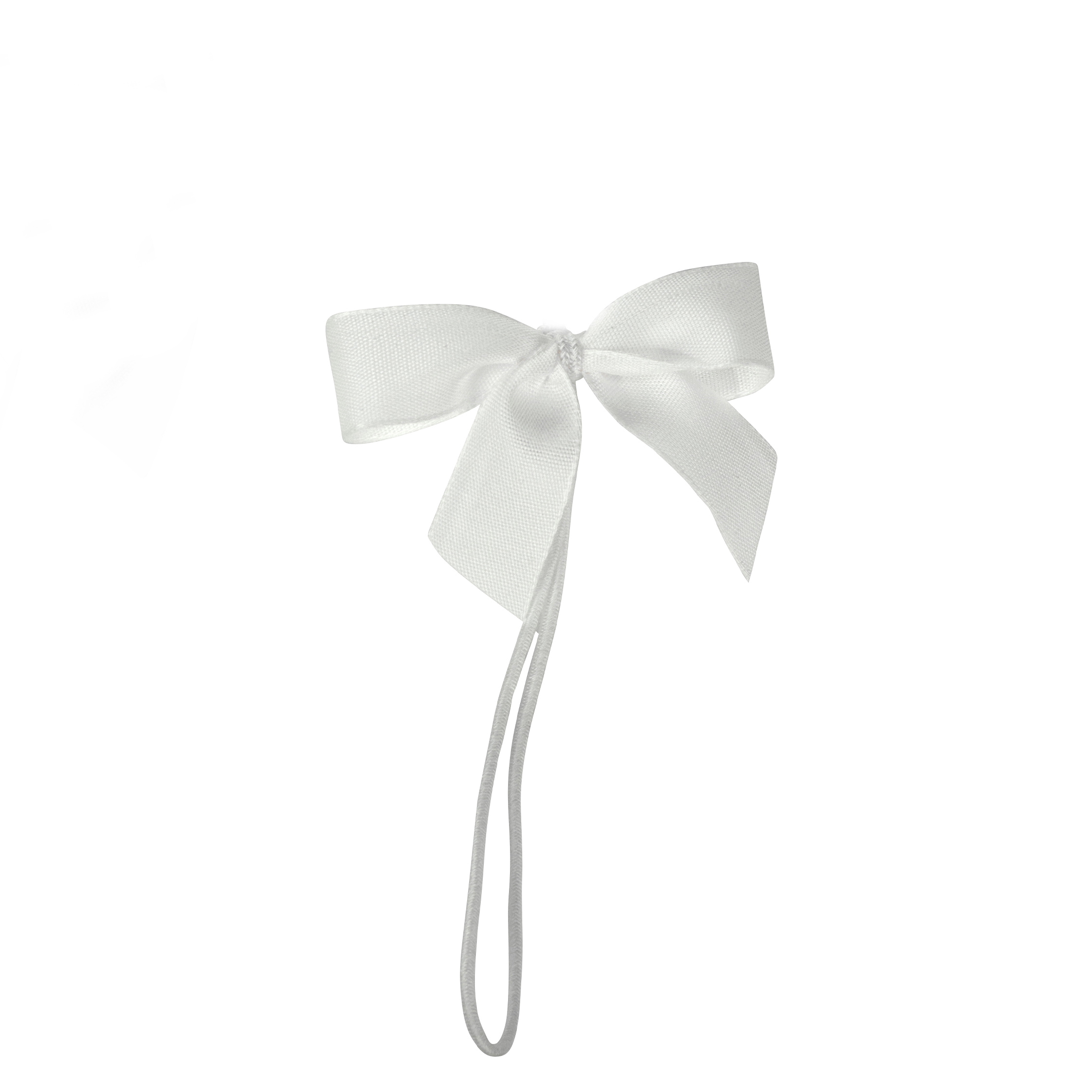 2-loop-bow made from Tencel with 25 cm long elastic strap