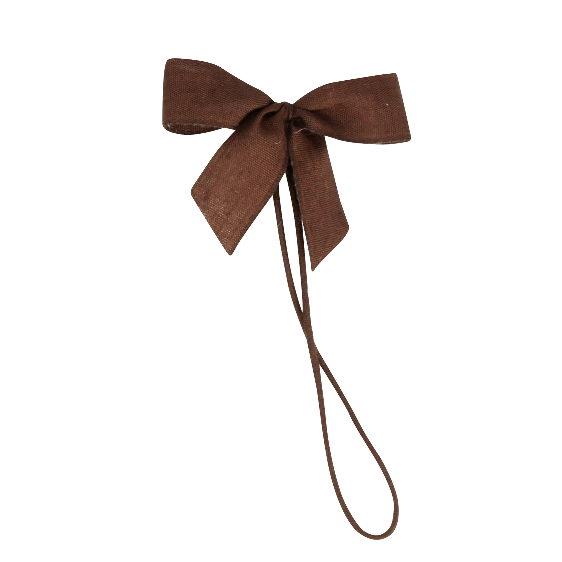2-loop-bow made from Tencel with 25 cm long elastic strap