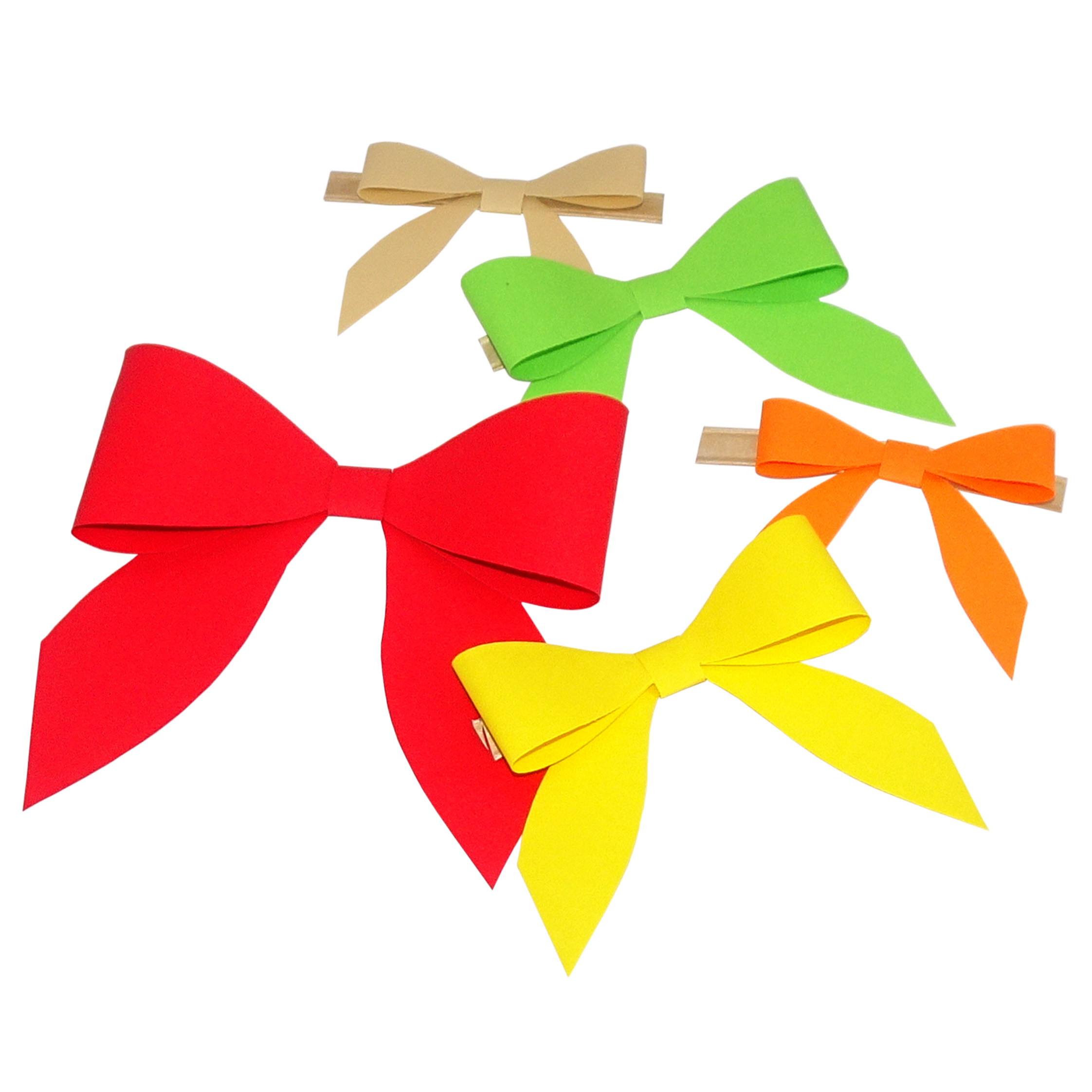 2-loop-bows made of paper